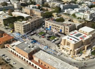 Dalmasso και Ρεμπούλη έκοψαν την κορδέλα στον Διεθνή Μαραθώνιο Δρόμο Ρόδου