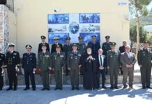 Κάλυμνος: Επίσημη τελετή στο 5/42 Σύνταγμα Ευζώνων με τον Μητροπολίτη Λέρου