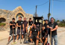 Εθελοντική δράση του Συλλόγου Νεολαίας Ιαλυσού στη Μονή Παναγίας Φανερωμένης