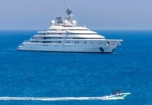 Η OPERA στη Ρόδο: Το εντυπωσιακό mega yacht των 450 εκατ. δολαρίων μέσα από αεροφωτογραφίες