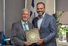 Στο επίκεντρο τουρισμός, εμπόριο και επενδύσεις στη συνάντηση του Πρέσβη της Βραζιλίας με τη διοίκηση του Επιμελητηρίου Δωδεκανήσου