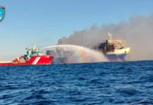 «Αρρυθμίες» στην αγορά της Ρόδου μετά τη φωτιά στο «Blue Carrier 2»