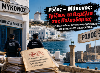 Ρόδος – Μύκονος: Τρίζουν τα θεμέλια στις Πολεοδομίες – Εισαγγελείς, αστυνομική φρούρηση και φάκελοι στο μικροσκόπιο