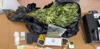 Ρόδος: Δύο συλλήψεις για κατοχή κάνναβης, κοκαΐνης και κυνηγετικού όπλου