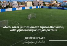 Αλέξανδρος Κολιάδης: Νέοι ιστοί φωτισμού στο Γήπεδο Κοσκινού, κάθε γήπεδο παίρνει τη σειρά του
