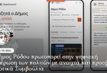 Ο Δήμος Ρόδου πρωτοπορεί στην ψηφιακή ενημέρωση των πολιτών με ανοιχτά και προσβάσιμα Δημοτικά Συμβούλια
